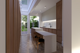 One Story Extension Kitchen